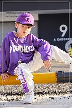 Amazon.co.jp: [TRVELBETT] キッズ ダンス衣装 セットアップ